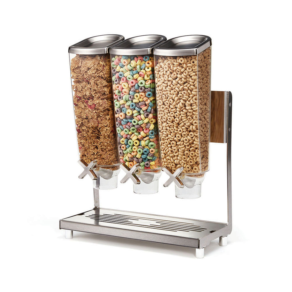 3-Container Snack Dispenser with Stainless Steel Stand, 1 - Kroger