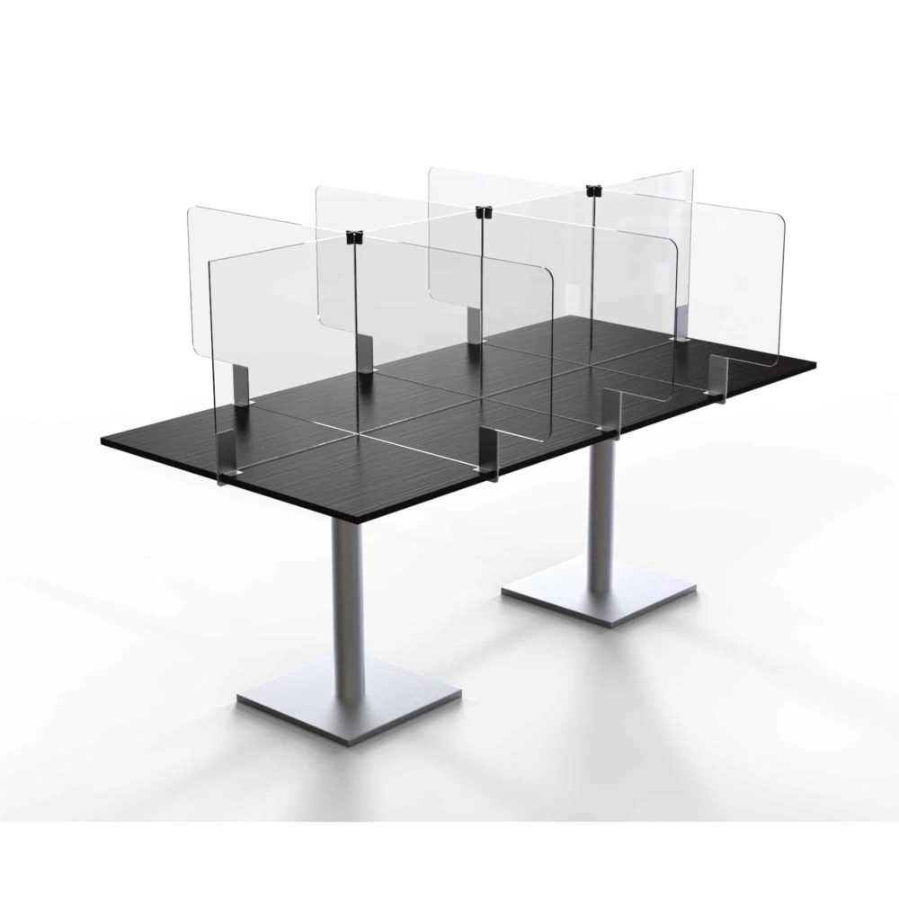 Avant Guarde™ Acrylic Table Divider Kit for 30x72 Table, 1 EA